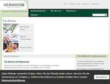 Tablet Screenshot of germann-team.de
